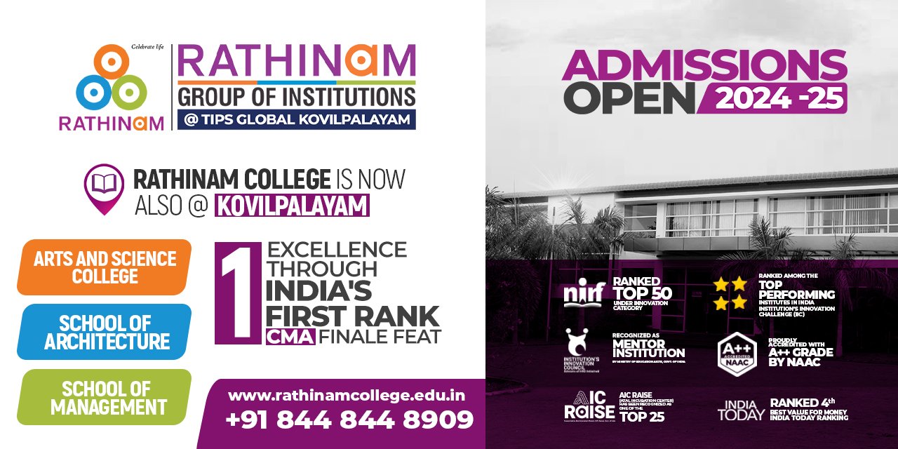 The grand campus launch of Rathinam at TIPS Global Kovilpalayam